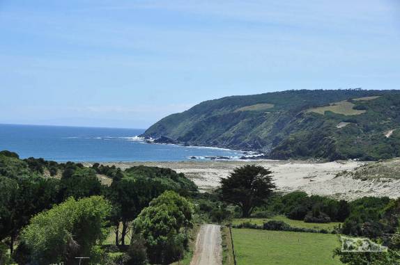 Chegando à playa Gabún, no noroeste da ilha de Chiloé, no sul do Chile